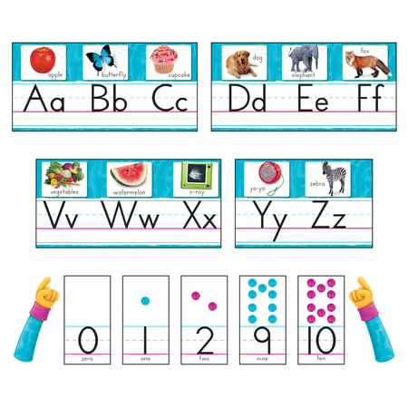 TREND ENTERPRISES Color Harmony Photo Alphabet Bulletin Board Set T8431